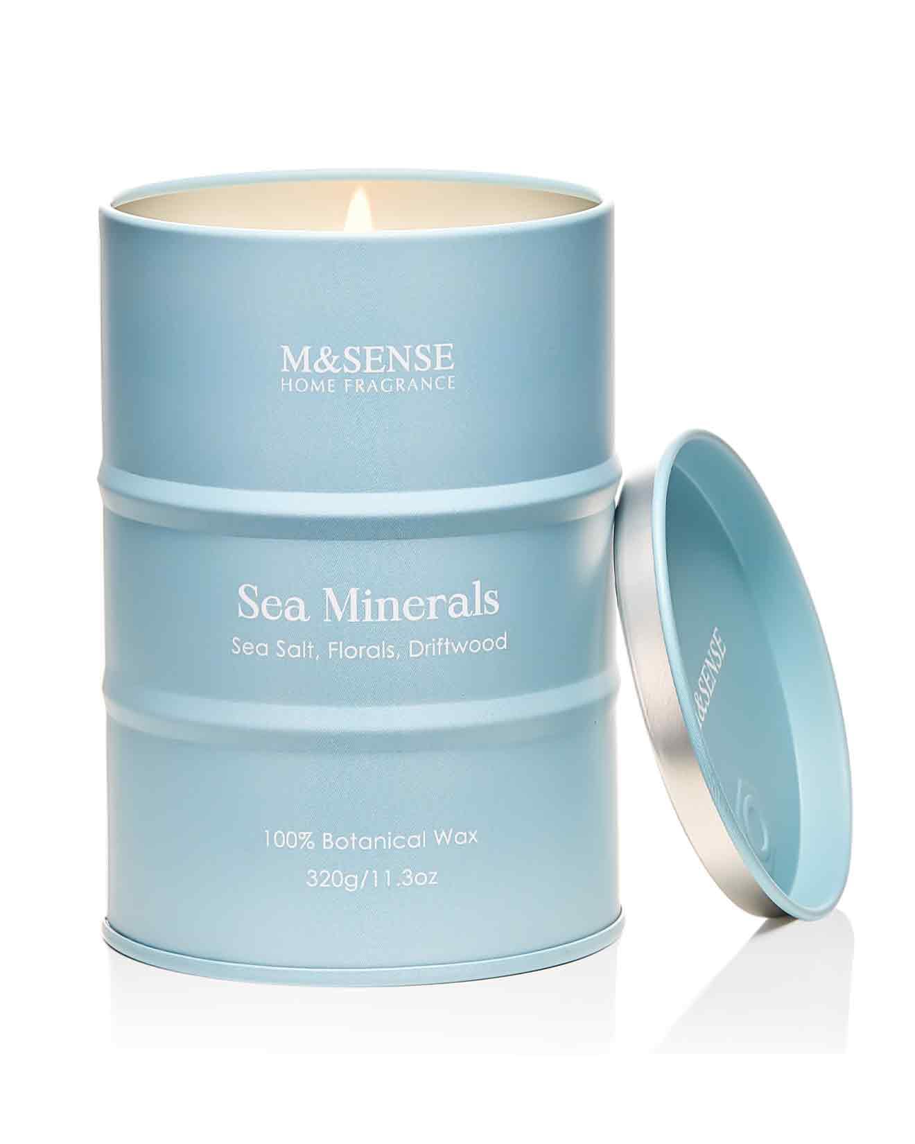 M&SENSE Wild Rose Natural Scented Candle, 70 Hours Long Lasting Soy Candles 11.3oz, Stress Relief Aromatherapy Candles for Women, Romantic Candle Gifts Valentines Day Gifts for Her