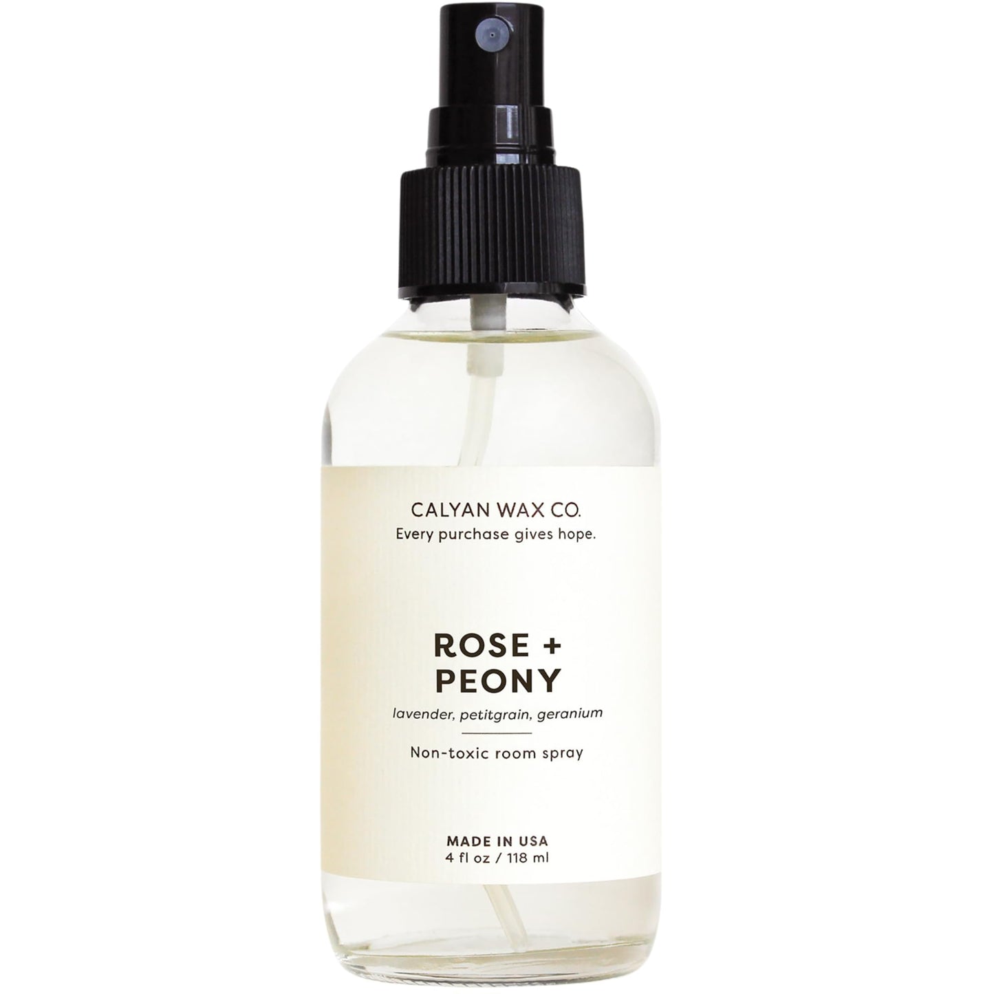 Calyan Wax Co. Evergreen & Eucalyptus Room Spray - Non Toxic Air Freshener - Natural Room Deodorizer with Essential Oils - Air Freshener Spray for Home - 4 fl oz