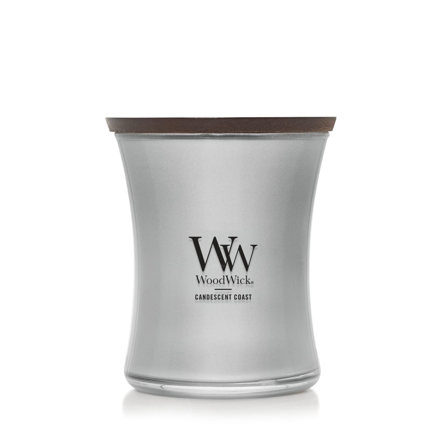 WoodWick Sparkling Pomelo Holiday Candle Gifts for Women and Men, 9.7 oz Precious Metals Collection with Crackling Wick