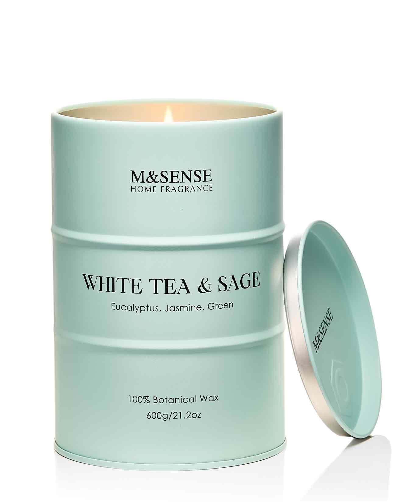 M&SENSE Wild Rose Natural Scented Candle, 70 Hours Long Lasting Soy Candles 11.3oz, Stress Relief Aromatherapy Candles for Women, Romantic Candle Gifts Valentines Day Gifts for Her