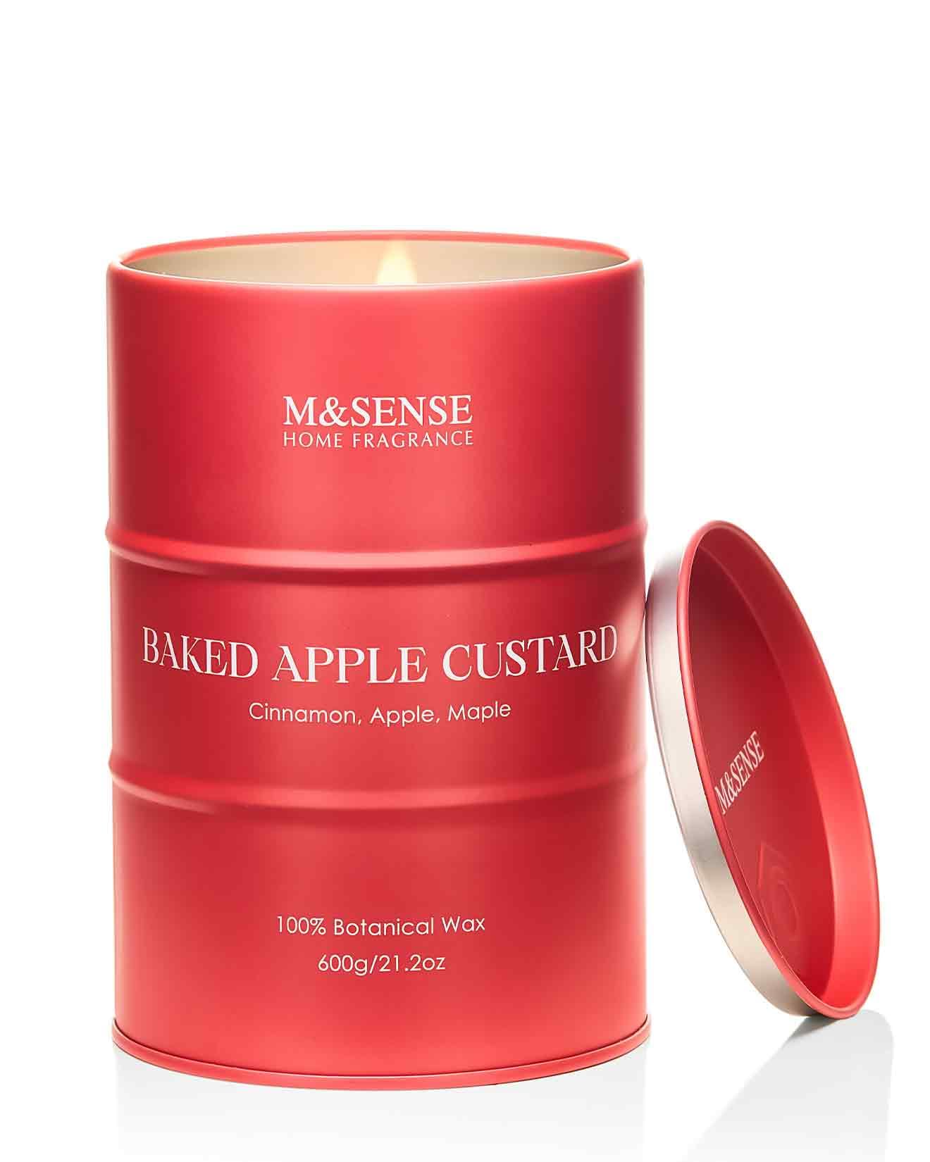 M&SENSE Wild Rose Natural Scented Candle, 70 Hours Long Lasting Soy Candles 11.3oz, Stress Relief Aromatherapy Candles for Women, Romantic Candle Gifts Valentines Day Gifts for Her