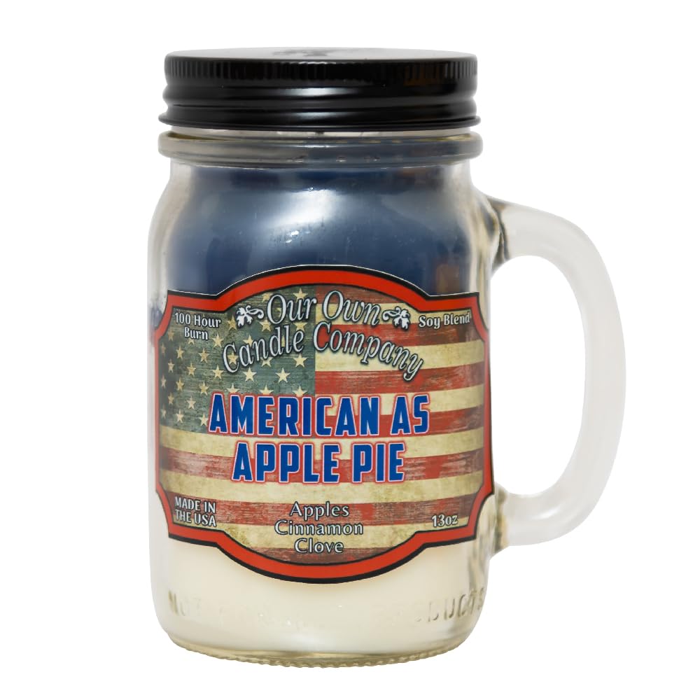 Our Own Candle Company, Orange Creamsicle Scented Mason Jar Candle, 100 Hour Burn Time, 13 Ounces