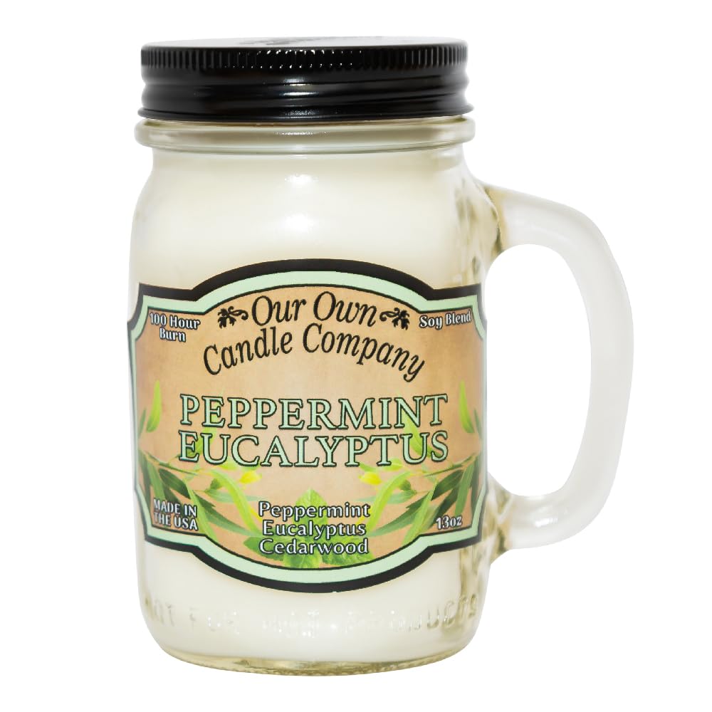 Our Own Candle Company, Orange Creamsicle Scented Mason Jar Candle, 100 Hour Burn Time, 13 Ounces