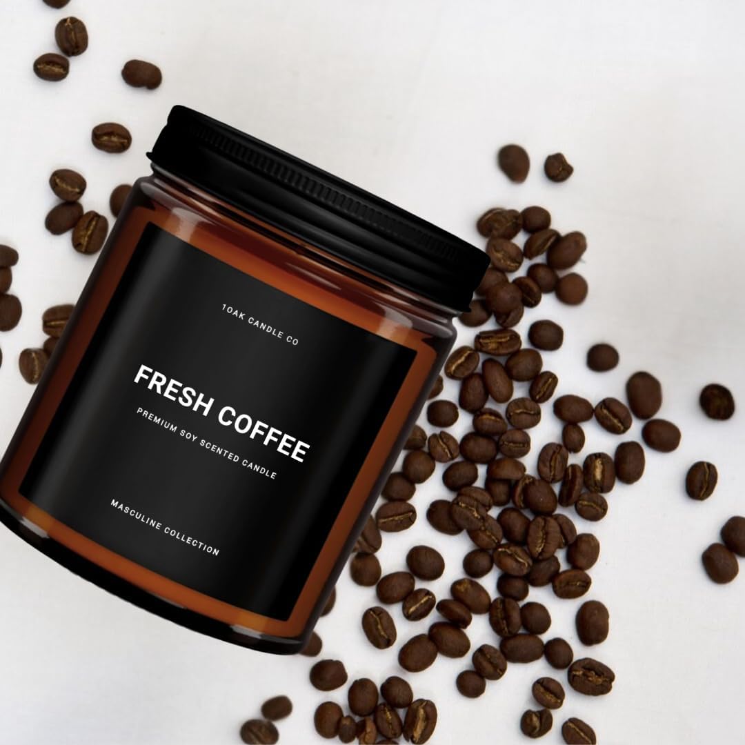 1OAK Coffee Candle - Espresso & Roast Coffee - Home Gifts - Scented Candles for Men (7oz.)