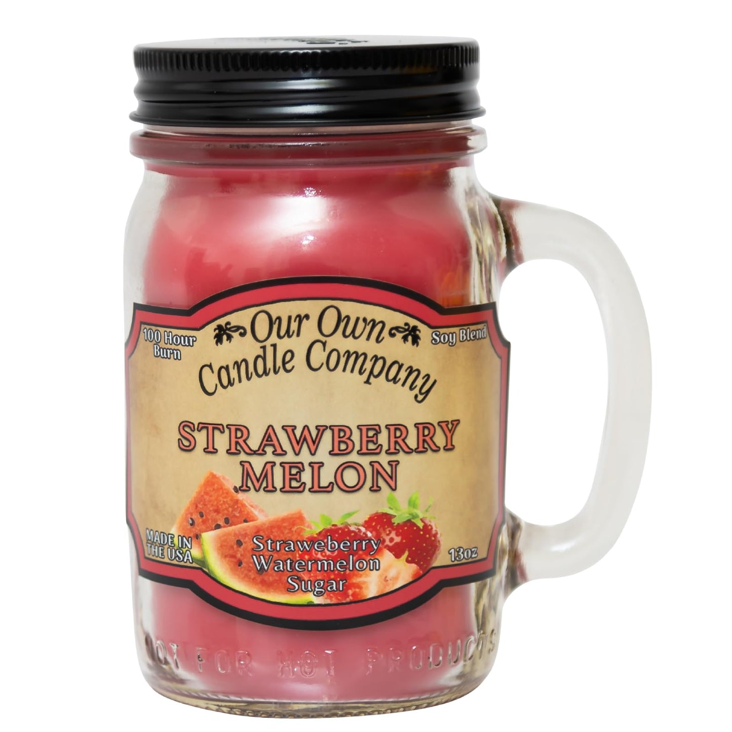 Our Own Candle Company, Orange Creamsicle Scented Mason Jar Candle, 100 Hour Burn Time, 13 Ounces