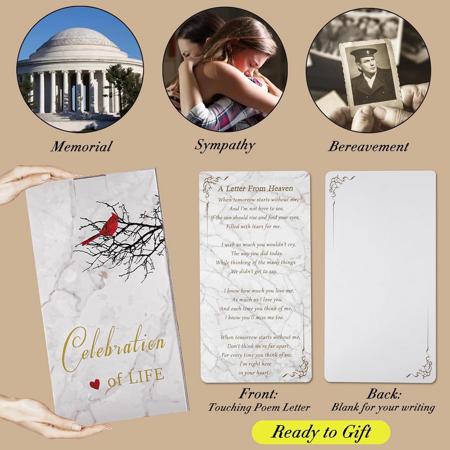 Memorial Lantern, Sympathy Gifts for Loss of Mom/Loved One, Bereavement Gifts, in Memory Loved One Lantern,Celebration Life, Funeral Lantern,Mom You Left me Beautiful Memories