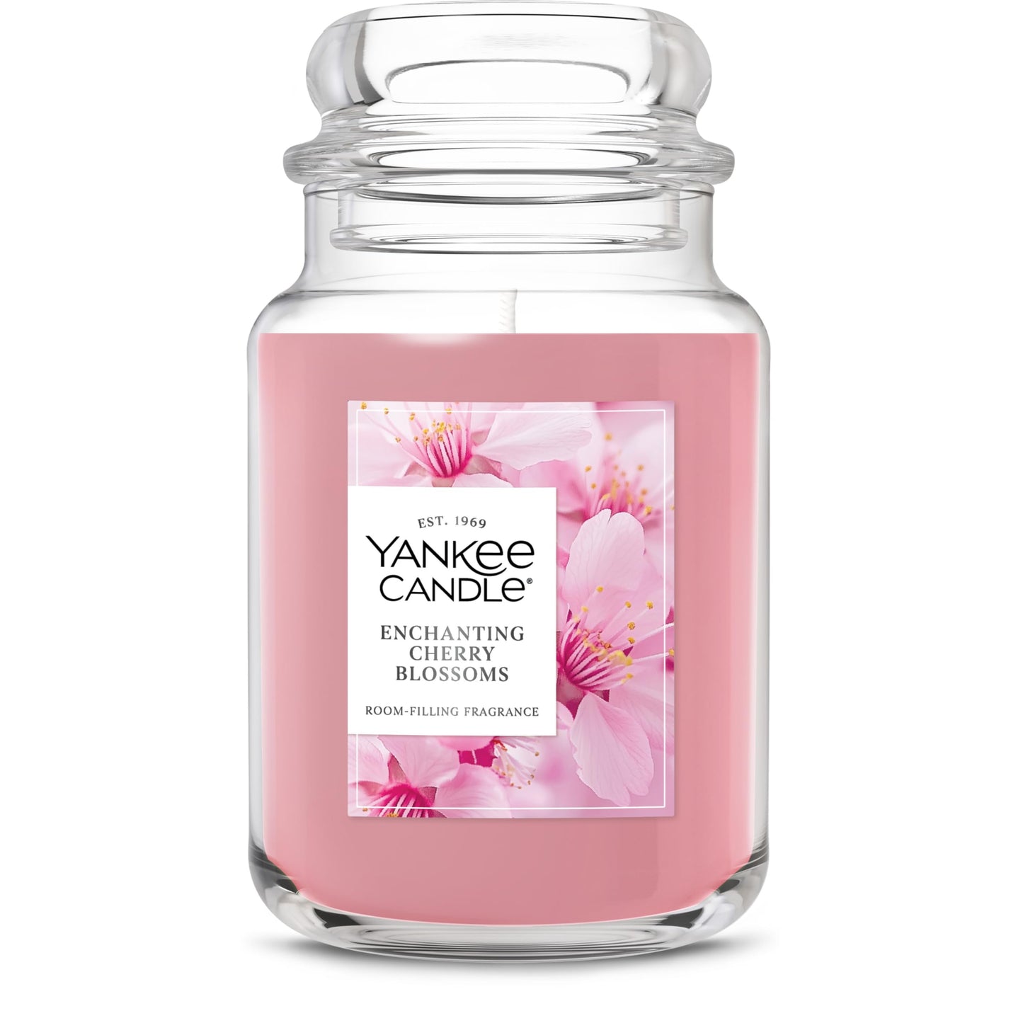 Yankee Candle Fresh Cut Roses, Scented Candle, 22oz Large Jar with up to 150 Hour Burn Time, Giftable
