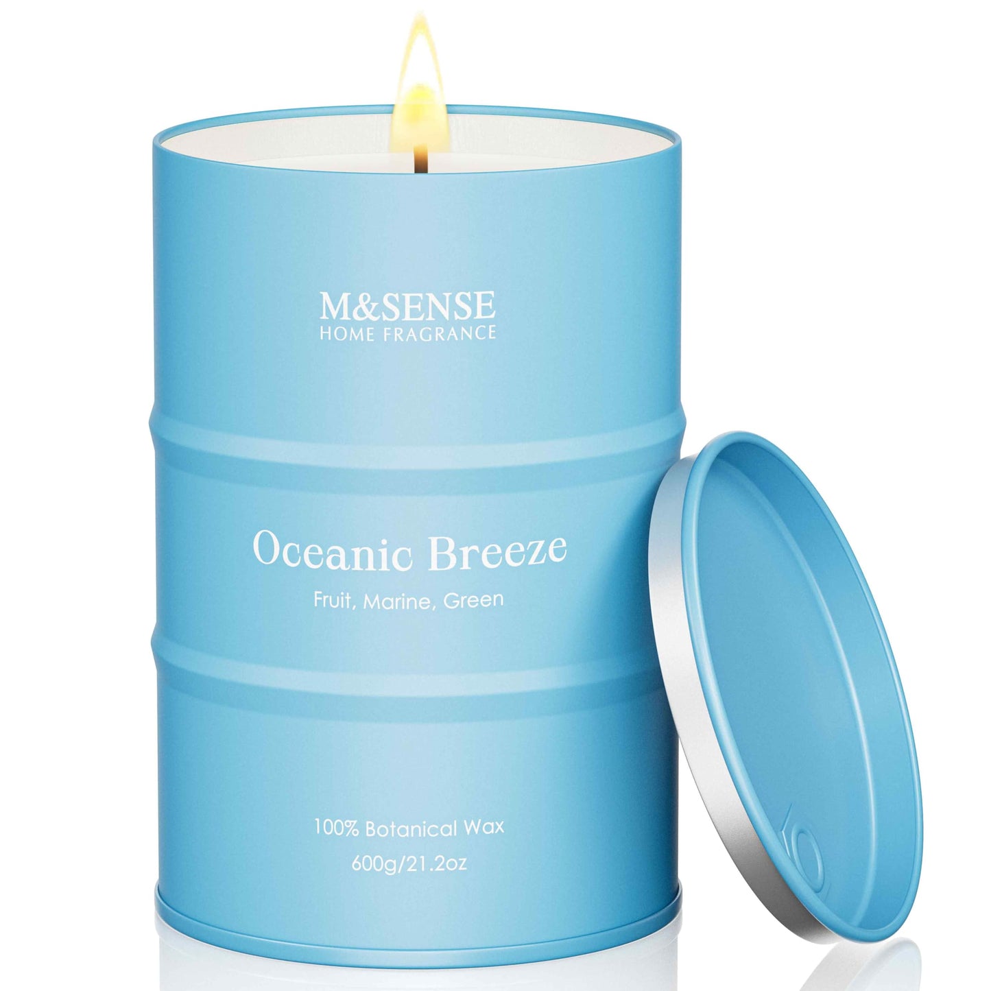 M&SENSE Wild Rose Natural Scented Candle, 70 Hours Long Lasting Soy Candles 11.3oz, Stress Relief Aromatherapy Candles for Women, Romantic Candle Gifts Valentines Day Gifts for Her