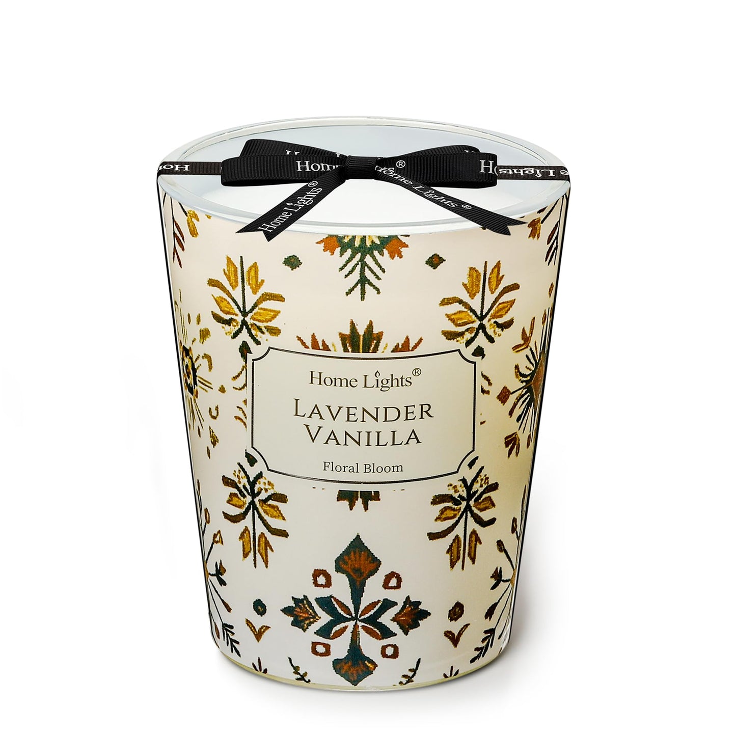 HomeLights 1-Wick Candles for Home Scented - 6.7oz Soy Wax Blend Candle Long-Lasting Fragrance, Industrial Chic Home Decor and Housewarming Gifts, Fireside Wood & Glow