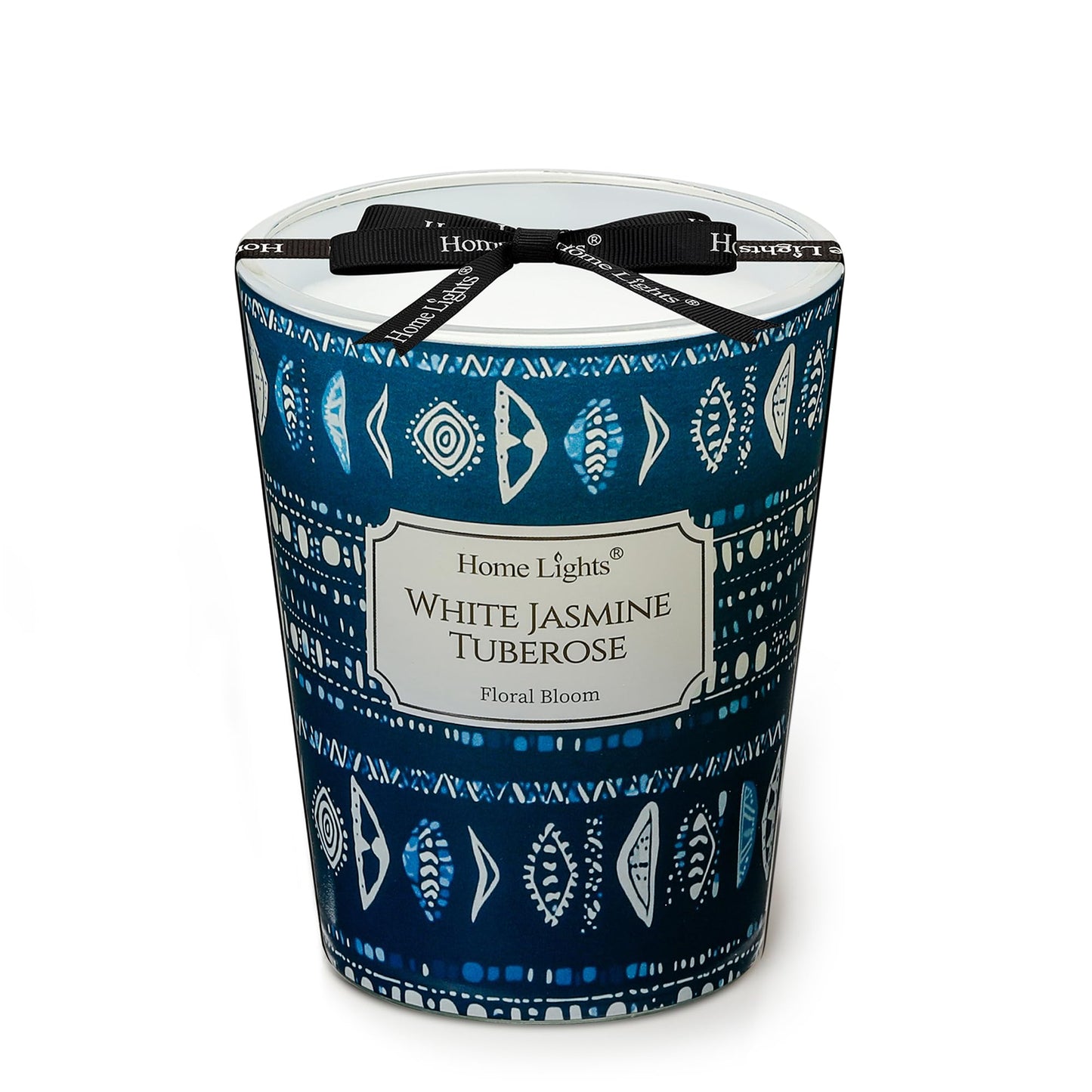 HomeLights 1-Wick Candles for Home Scented - 6.7oz Soy Wax Blend Candle Long-Lasting Fragrance, Industrial Chic Home Decor and Housewarming Gifts, Fireside Wood & Glow