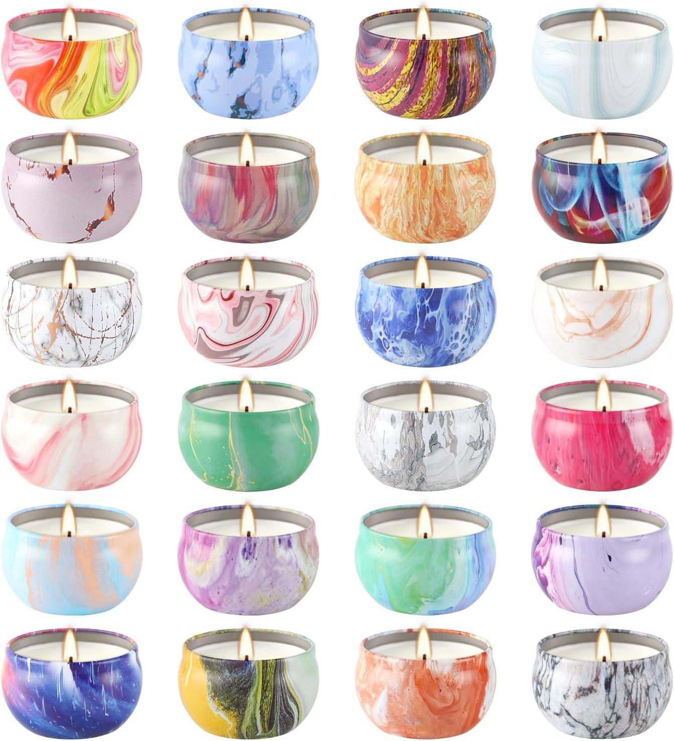 Scented Candles Gifts Set 36 Pack Soy Wax Travel Tin Jar Candles,Aromatherapy Candles for Home 2.5 OZ Scented Candles for Mom for Christmas, Birthday, Thanksgiving, Mother's Day,Valentine'sDay