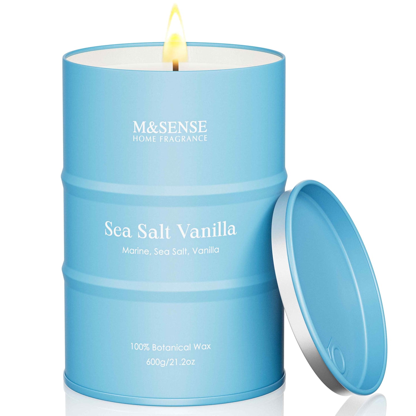 M&SENSE Wild Rose Natural Scented Candle, 70 Hours Long Lasting Soy Candles 11.3oz, Stress Relief Aromatherapy Candles for Women, Romantic Candle Gifts Valentines Day Gifts for Her