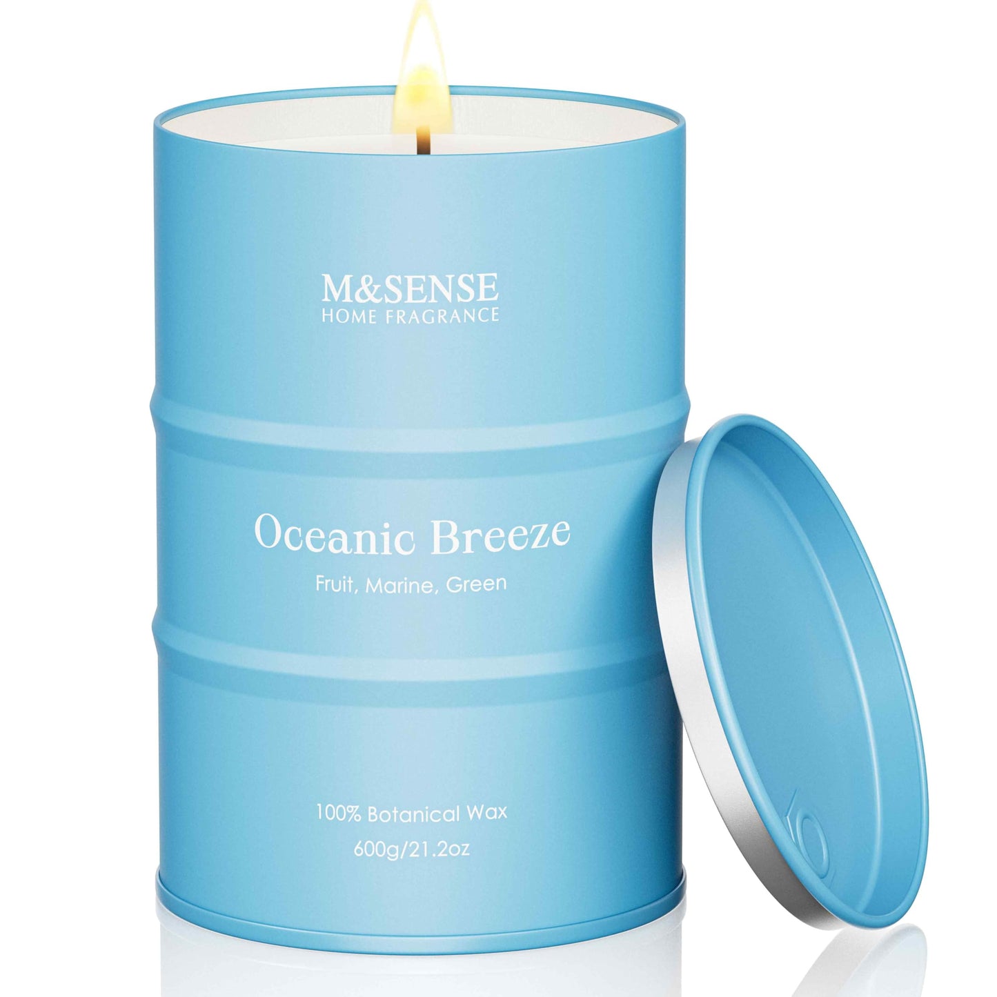 M&SENSE Wild Rose Natural Scented Candle, 70 Hours Long Lasting Soy Candles 11.3oz, Stress Relief Aromatherapy Candles for Women, Romantic Candle Gifts Valentines Day Gifts for Her