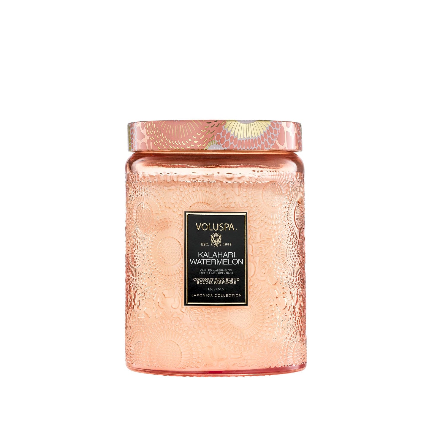 Voluspa Goji Tarocco Orange Candle, 18 oz, Coconut Wax Blend, Scented Candles for Home, 100 Hour Burn Time, Candle Jars