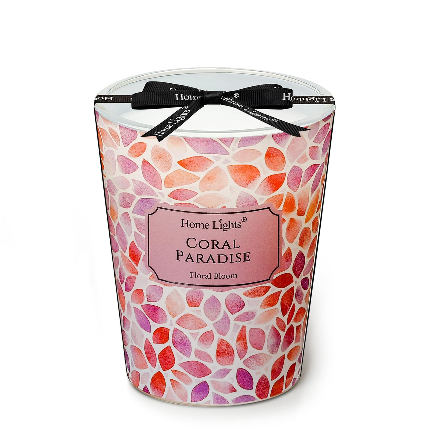 HomeLights 1-Wick Candles for Home Scented - 6.7oz Soy Wax Blend Candle Long-Lasting Fragrance, Industrial Chic Home Decor and Housewarming Gifts, Fireside Wood & Glow