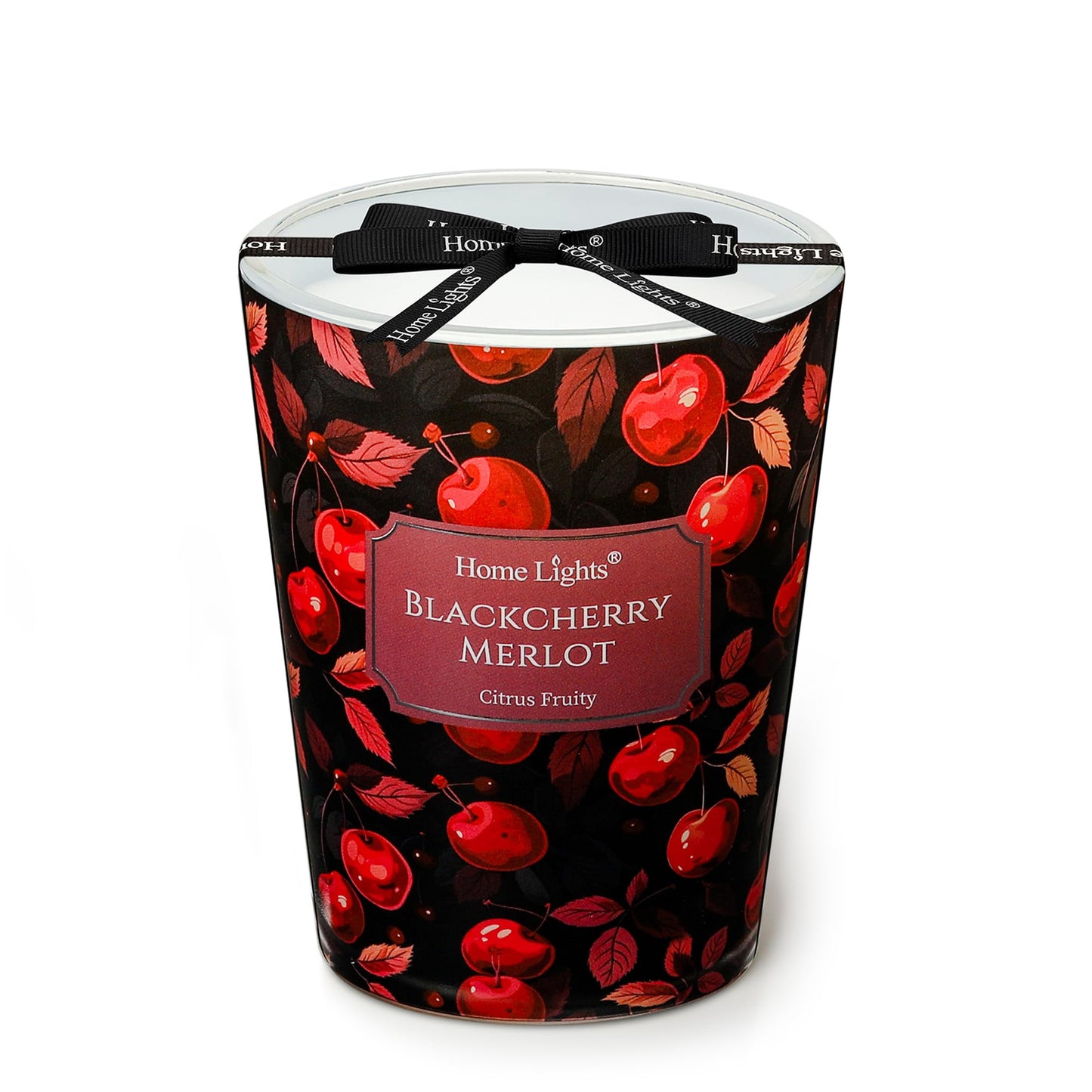 HomeLights 1-Wick Candles for Home Scented - 6.7oz Soy Wax Blend Candle Long-Lasting Fragrance, Industrial Chic Home Decor and Housewarming Gifts, Fireside Wood & Glow