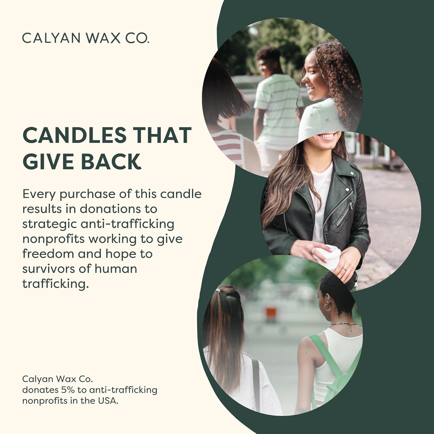 Calyan Wax Co. Lavender & Bergamot 3 Wick Scented Candle - 43 Hour Burn - Luxury 3 Wick Soy Candles - Non Toxic Soy Wax Candles - Long Lasting Large Glass Jar Candle for Home - 14.9oz