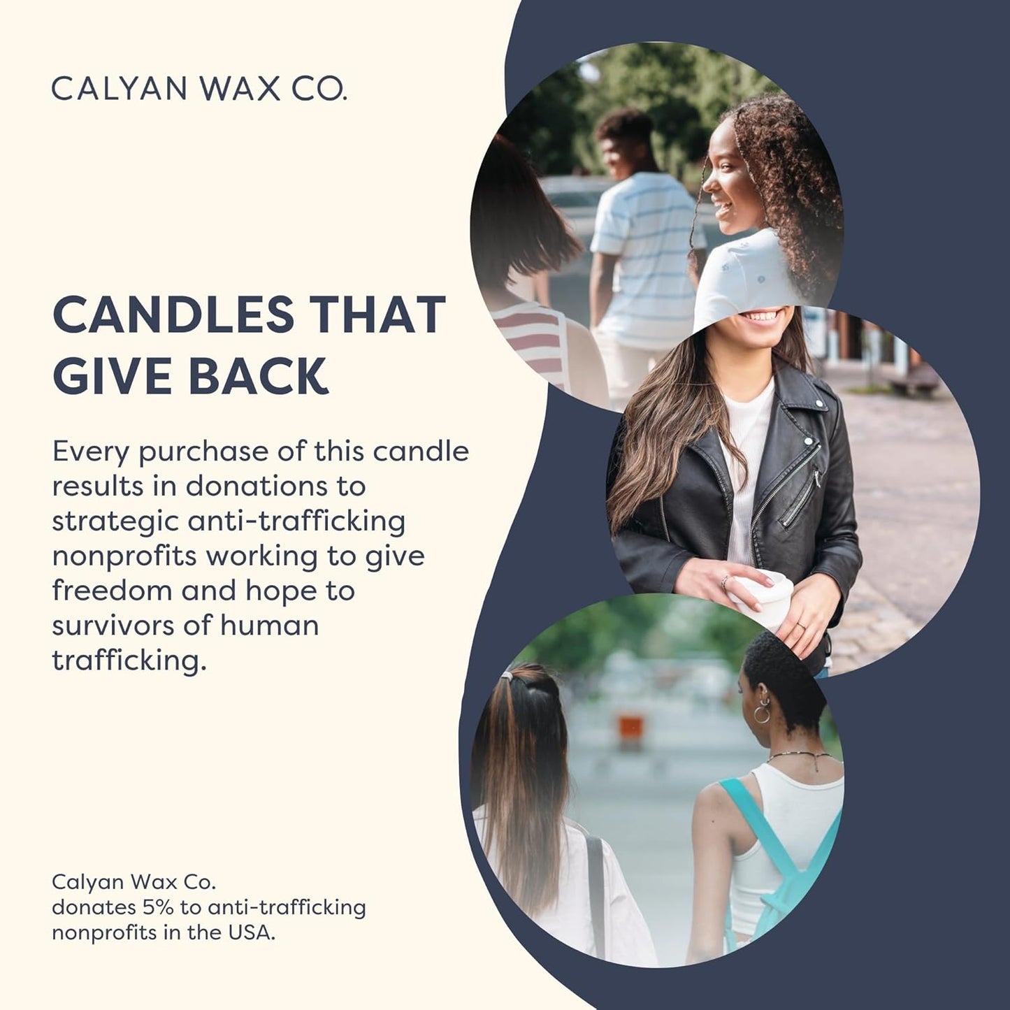Calyan Wax Co. Cedar & Tobacco Scented Candle - 75 Hour Burn - Luxury Non Toxic Soy Wax Candles - Long Lasting Black Tumbler Jar Candle for Home - 10.2oz