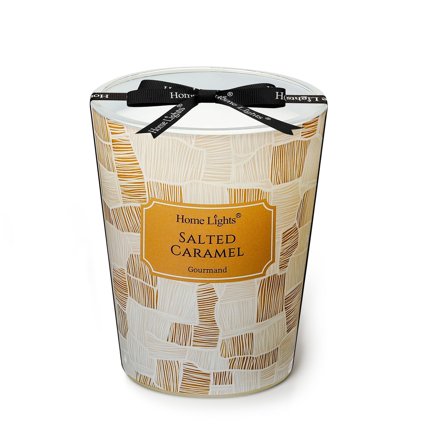 HomeLights 1-Wick Candles for Home Scented - 6.7oz Soy Wax Blend Candle Long-Lasting Fragrance, Industrial Chic Home Decor and Housewarming Gifts, Fireside Wood & Glow