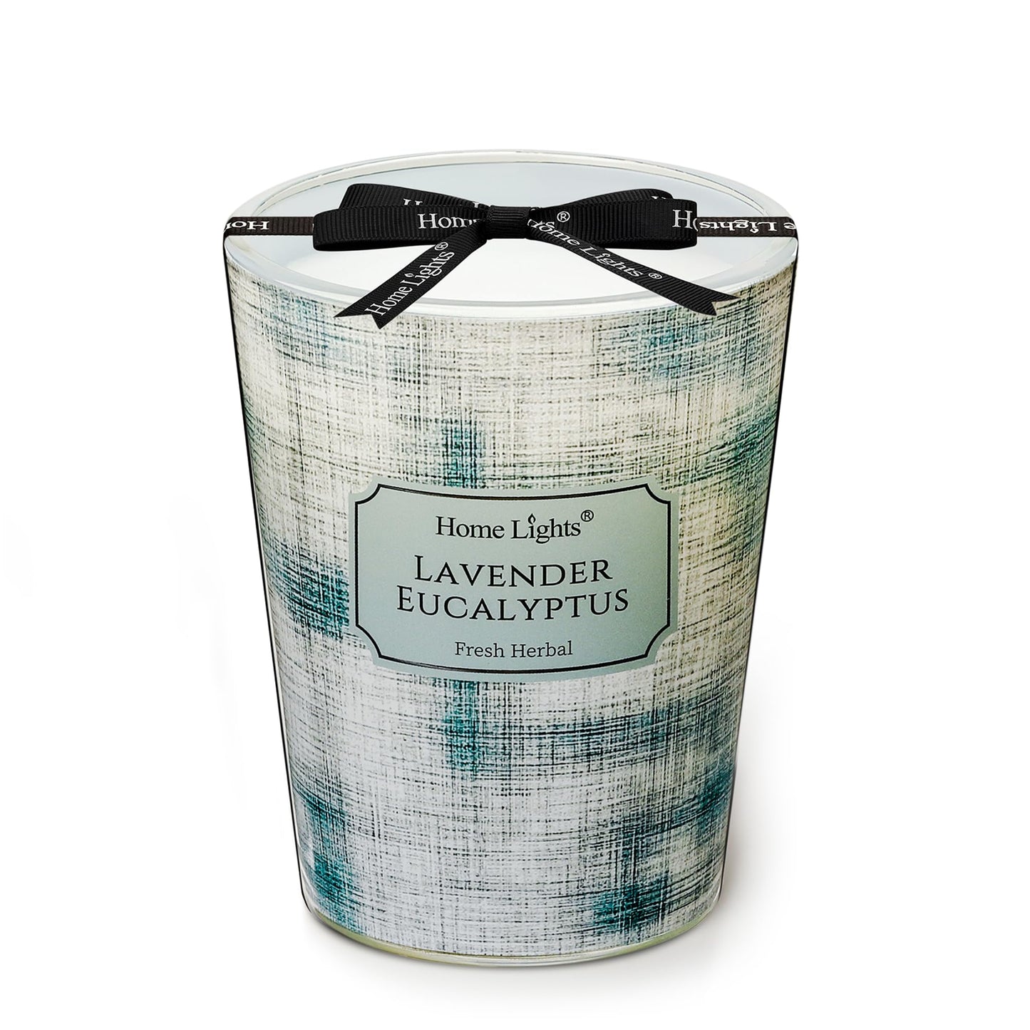 HomeLights 1-Wick Candles for Home Scented - 6.7oz Soy Wax Blend Candle Long-Lasting Fragrance, Industrial Chic Home Decor and Housewarming Gifts, Fireside Wood & Glow