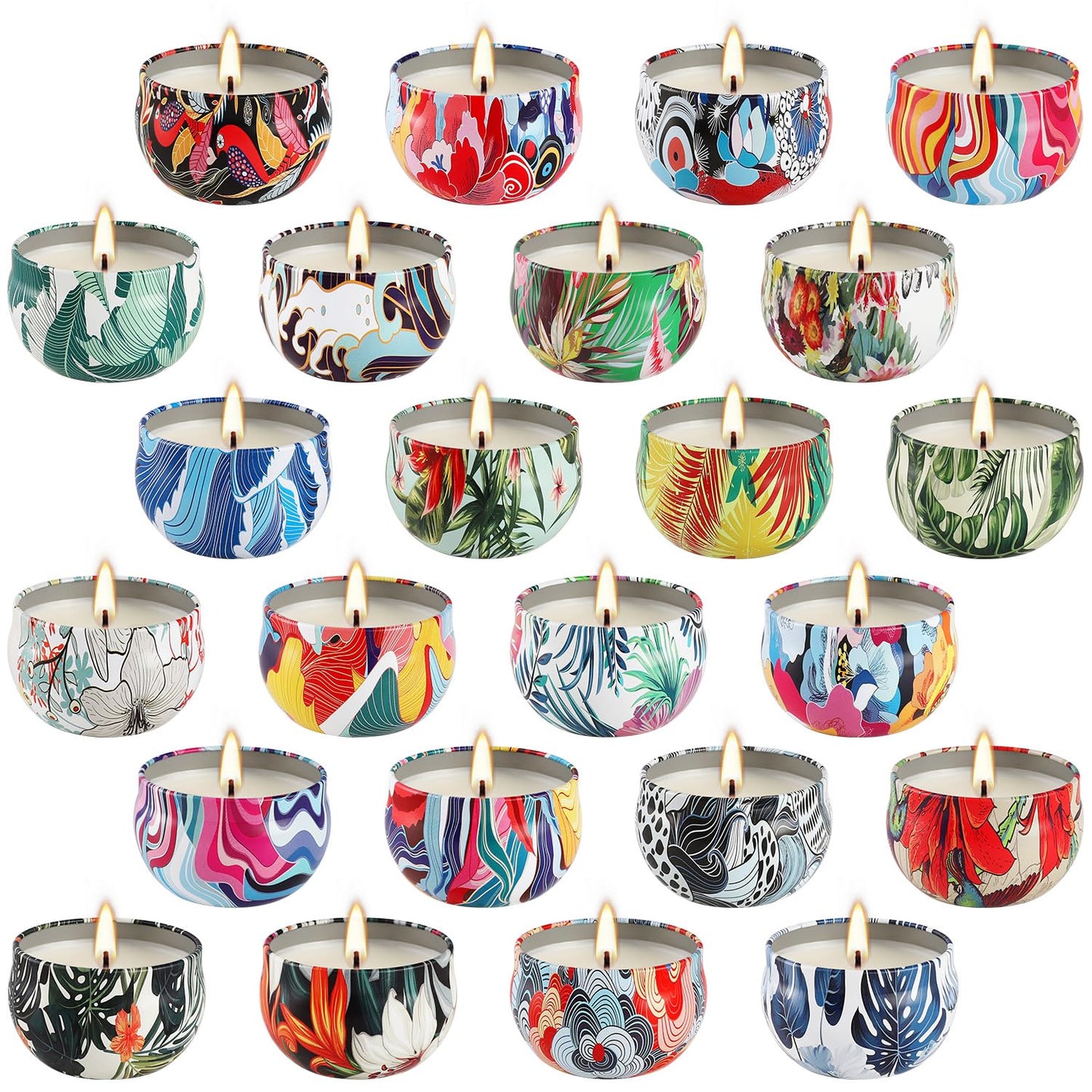Scented Candles Gifts Set 36 Pack Soy Wax Travel Tin Jar Candles,Aromatherapy Candles for Home 2.5 OZ Scented Candles for Mom for Christmas, Birthday, Thanksgiving, Mother's Day,Valentine'sDay