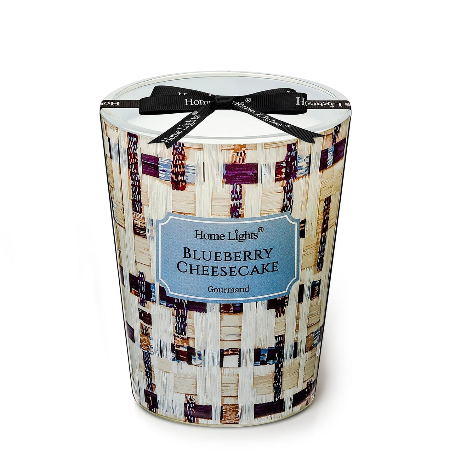 HomeLights 1-Wick Candles for Home Scented - 6.7oz Soy Wax Blend Candle Long-Lasting Fragrance, Industrial Chic Home Decor and Housewarming Gifts, Fireside Wood & Glow