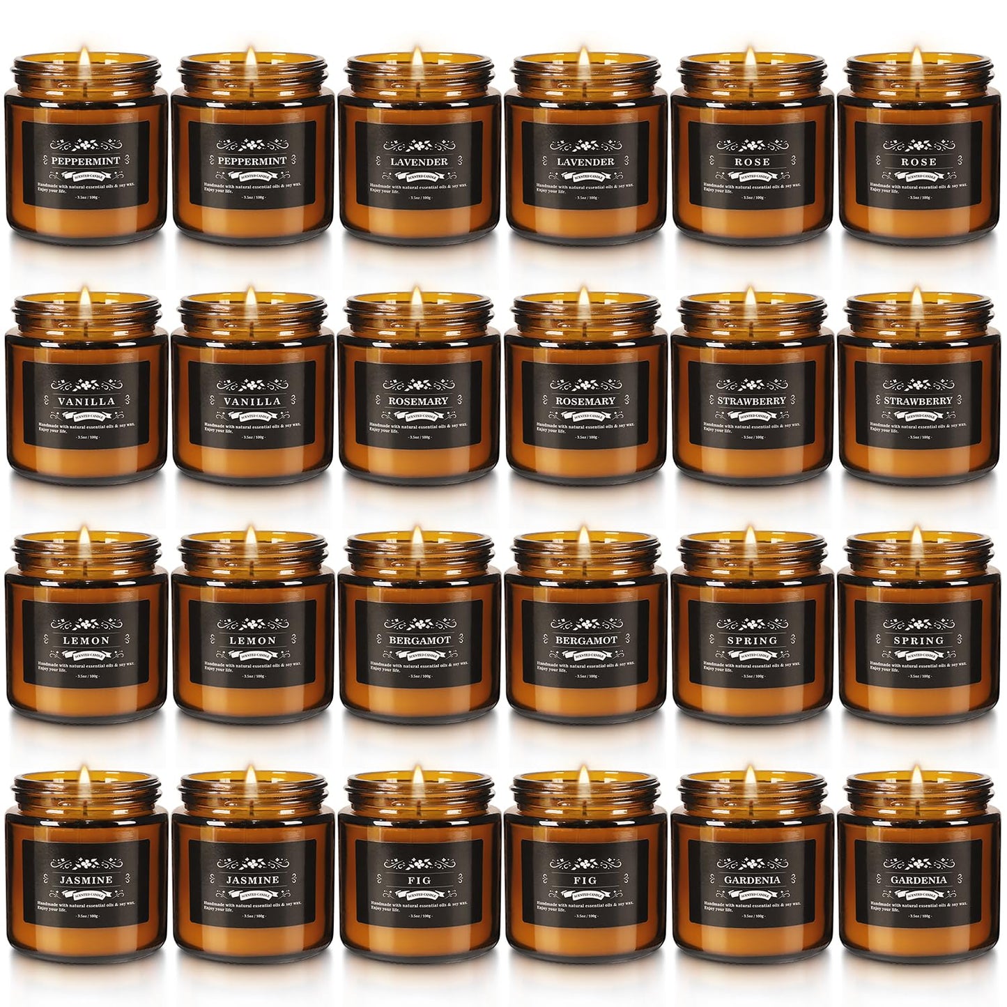 Scented Candles Gifts Set 36 Pack Soy Wax Travel Tin Jar Candles,Aromatherapy Candles for Home 2.5 OZ Scented Candles for Mom for Christmas, Birthday, Thanksgiving, Mother's Day,Valentine'sDay