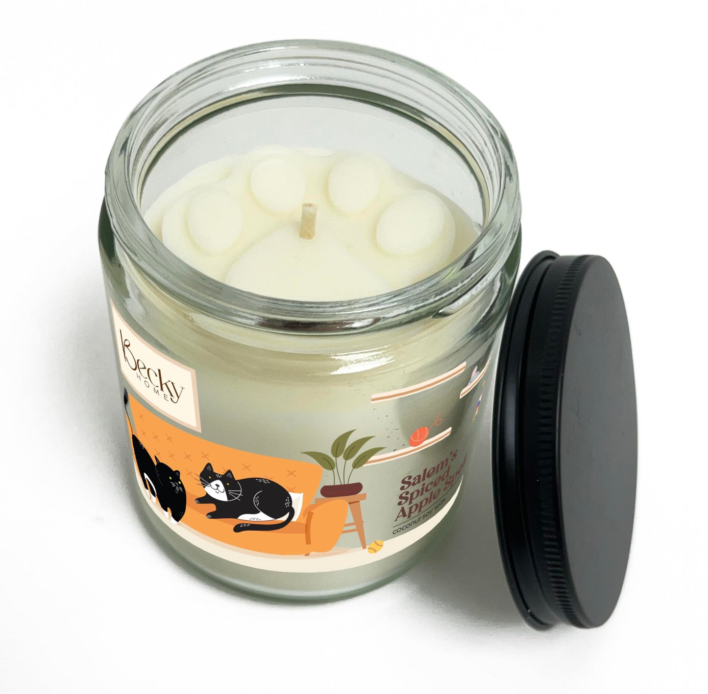 9oz Pet Odor Eliminator Deodorizer Candle, Long-Lasting Lavender Scented, Non Toxic, Natural Plant-Based Wax Blend