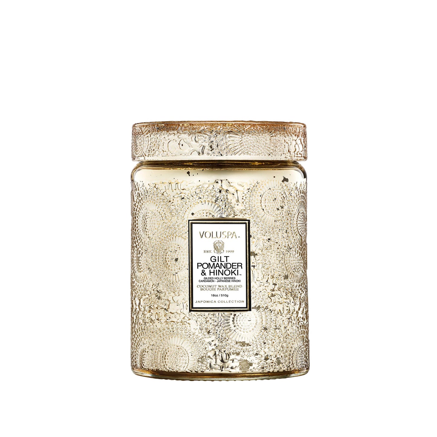 Voluspa Goji Tarocco Orange Candle, 18 oz, Coconut Wax Blend, Scented Candles for Home, 100 Hour Burn Time, Candle Jars