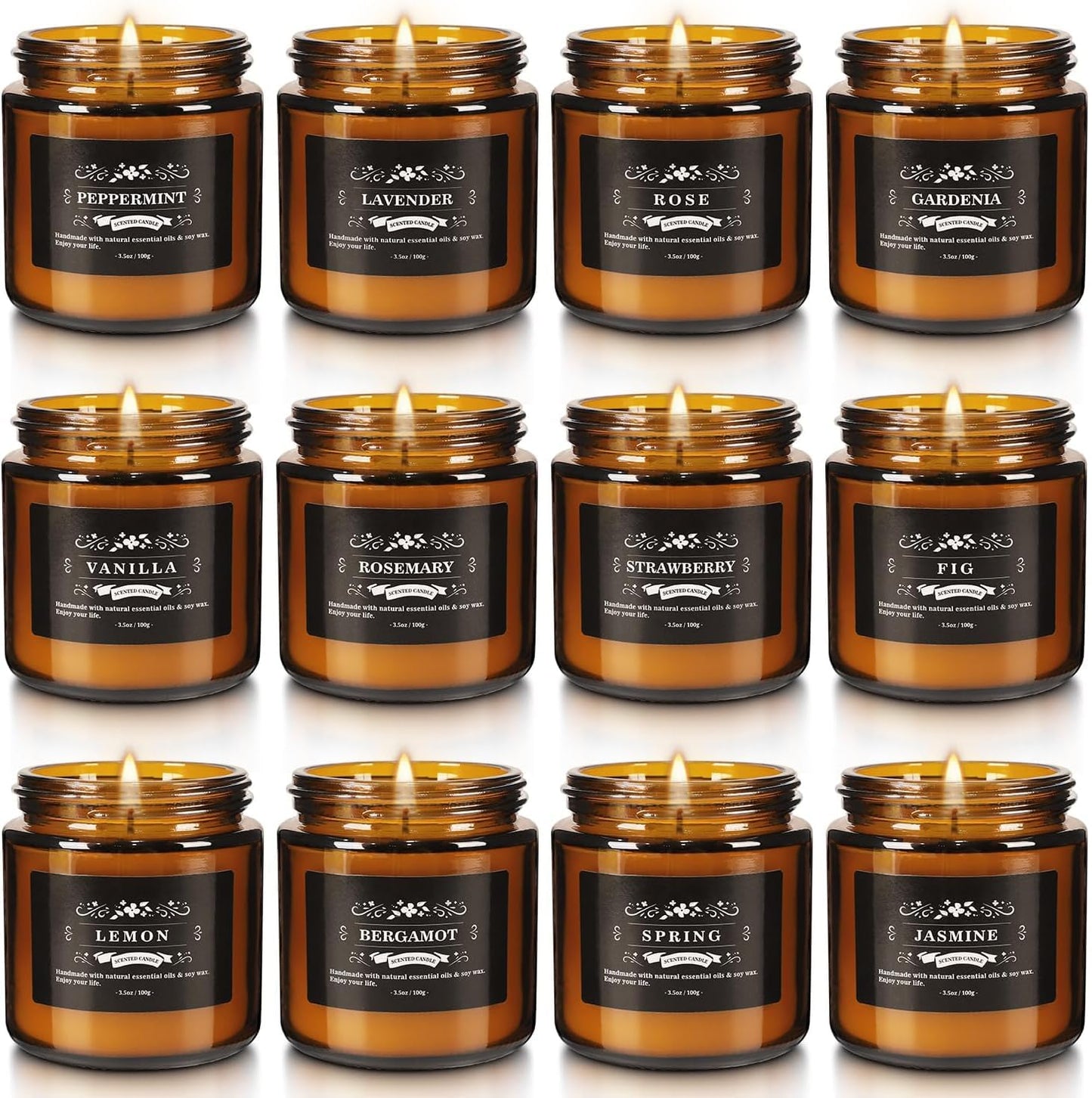 Scented Candles Gifts Set 36 Pack Soy Wax Travel Tin Jar Candles,Aromatherapy Candles for Home 2.5 OZ Scented Candles for Mom for Christmas, Birthday, Thanksgiving, Mother's Day,Valentine'sDay